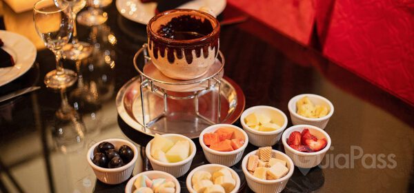 Sequência de Fondue Tradicional - 4 tipos de carne