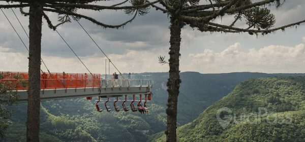 Entrada Skyglass + Plataforma de vidro + Abusado